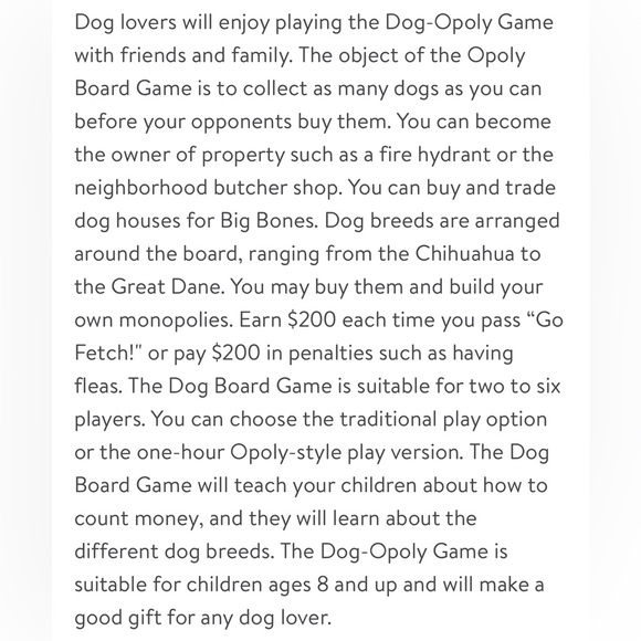 Board Game Dog-Opoly Monopoly - Picture 10 of 13